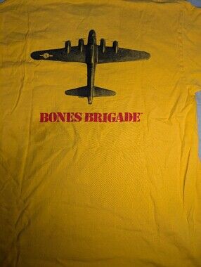 Powell Peralta Bones Brigade Yellow Graphic T-Shirt